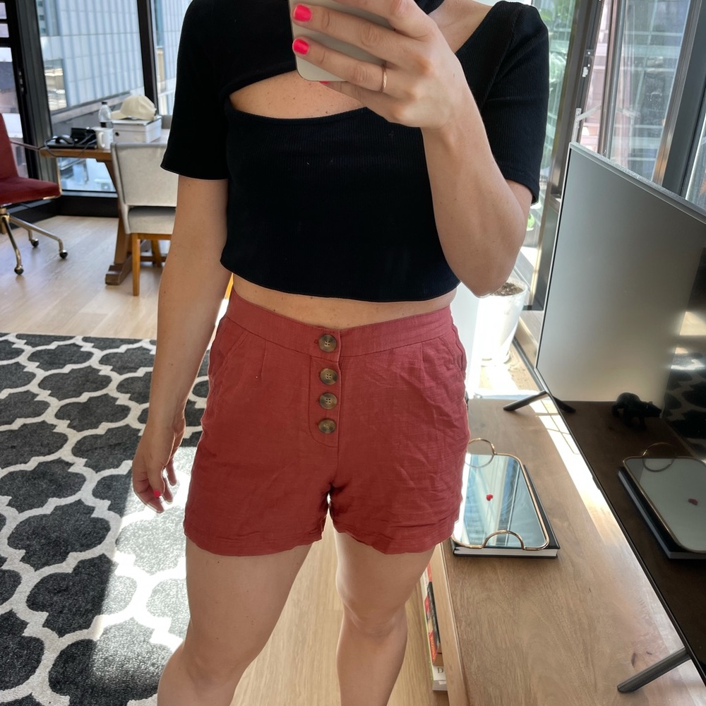 Kmart Rust Shorts - Size 10 - Picture 4 of 5